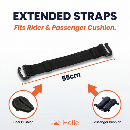 Extended Straps - Rider/Passenger Cushion