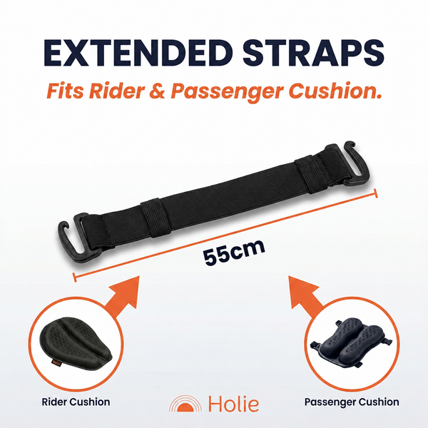 Extended Straps - Rider/Passenger Cushion